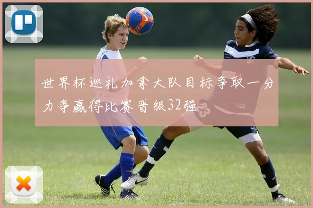 世界杯巡礼加拿大队目标争取一分力争赢得比赛晋级32强